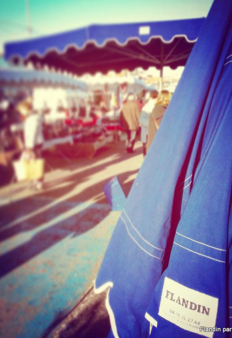 parasol forain bleu marine