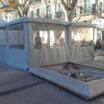 entourage  parasol Flandin